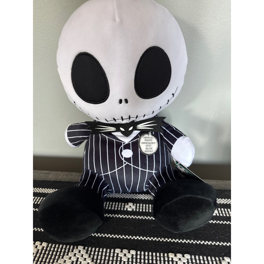 Disney Nightmare Before Christmas Jack Skellington Weighted Plush Just Play New